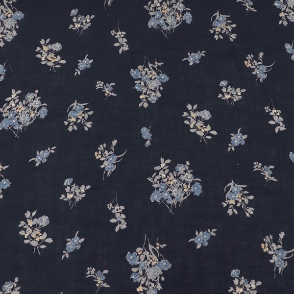 大特価処分】生地 インド製 スラブ花柄プリント (3)（割引