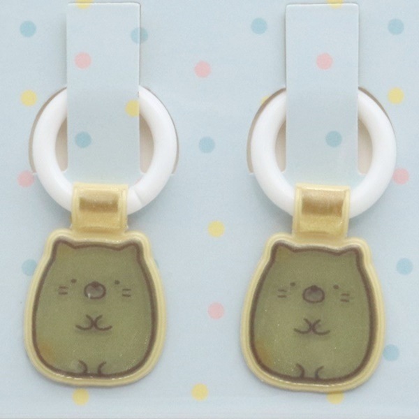 すみっコぐらし シューズタグ ねこ 2個入 K-5371 D | 手芸