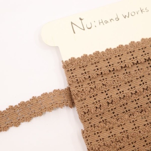 Nu:Handworks】ストレッチレース 14mm幅（50cm単位） | 手芸