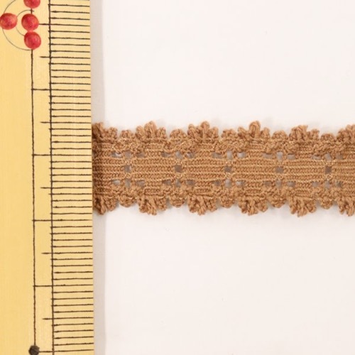ゆき くり抜きパーツレース貼り Nu:Handworks】ストレッチレース 14mm幅(50cm単位) | 手芸