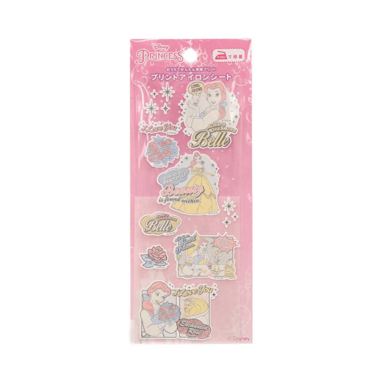 ディズニー ベル プリントアイロンシート 手芸センタードリーム通販ネットショップ