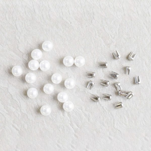 reve リ～ノ パール ホワイト(4mm-12mm) リベリーノ | 手芸センター