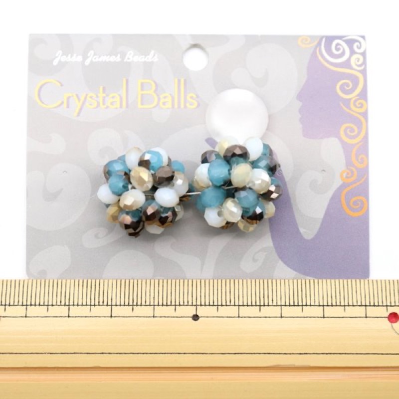 Crystal Balls ���ꥹ����ܡ��� 20mm 2�ĥ��å� �֥롼�� 6493