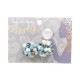 Crystal Balls ���ꥹ����ܡ��� 20mm 2�ĥ��å� �֥롼�� 6493