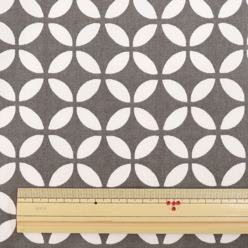 生地 モノトーン オックスプリント 七宝柄 手芸センタードリーム通販ネットショップ