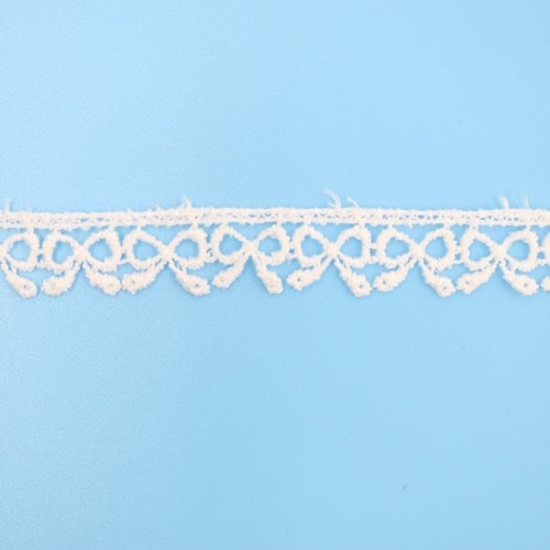 輸入レース 15mm幅 ホワイト LV/TL/32-029（50cm単位） | 手芸センター