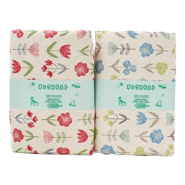 生地 フラワーオックス【キルト】 2025 入園入学 【50cmカットクロス