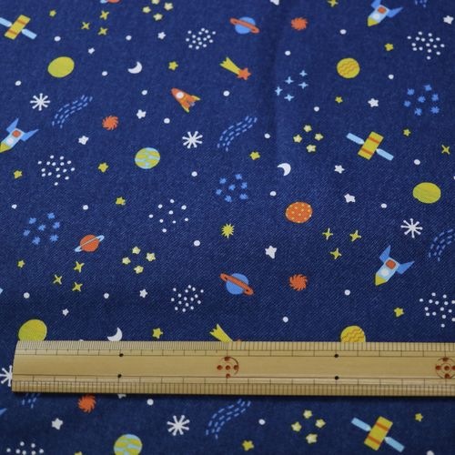 生地 オックスプリント 宇宙柄 手芸センタードリーム通販ネットショップ