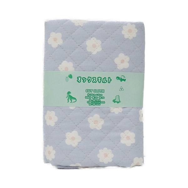 生地 フラワーオックス【キルト】 2025 入園入学 【50cmカットクロス