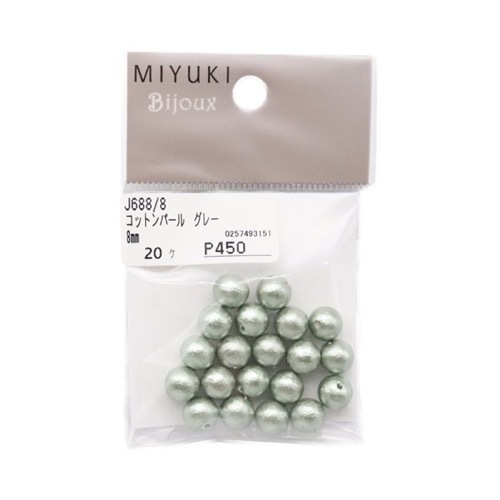 MIYUKI Bijoux コットンパール 8mm 20個入 | 手芸センタードリーム公式