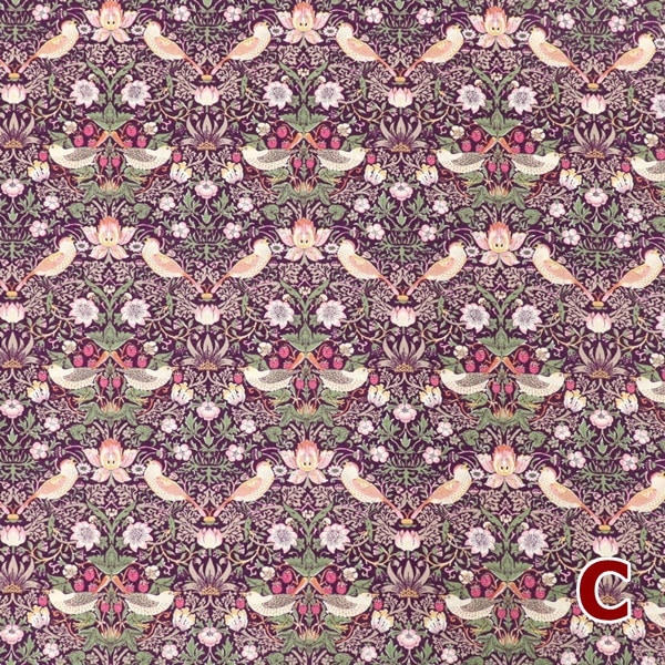 生地 V&A Arts and Crafts シーチング いちご泥棒 VA10001 | 手芸