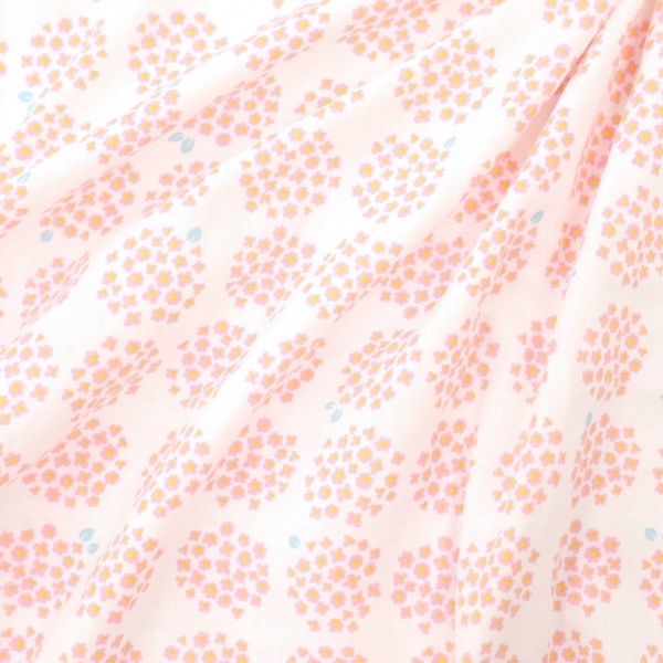 生地 あじさい ダブルガーゼプリント DC32407 | 手芸センター