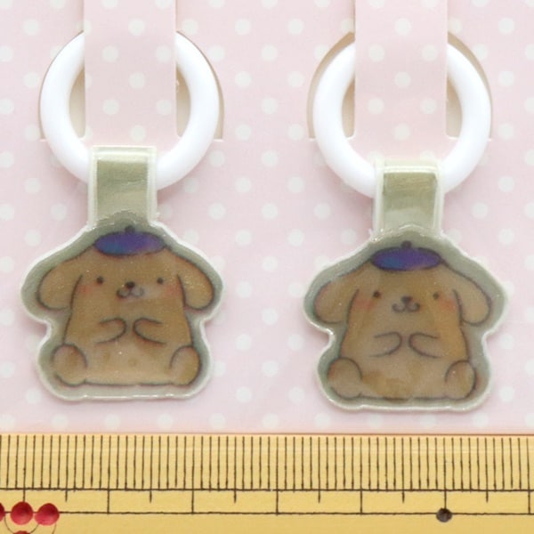 サンリオキャラクターズ シューズタグ ポムポムプリン 2個入 K