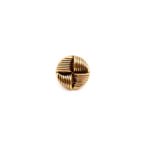 ボタン 玉結び風 ブラックゴールド 13mm 1個入 | 手芸センタードリーム 