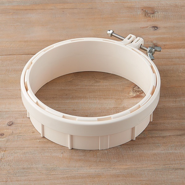 クローバー2点 CLOVER パンチニードル用フープ 12cm <br>57-773 2000個<br><br