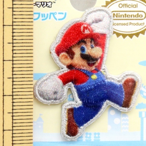 スーパーマリオ シールワッペン マリオシールW MRS030 | 手芸