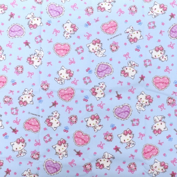 生地 サンリオオックス チャーミーキティ ファンシー柄 【50cm