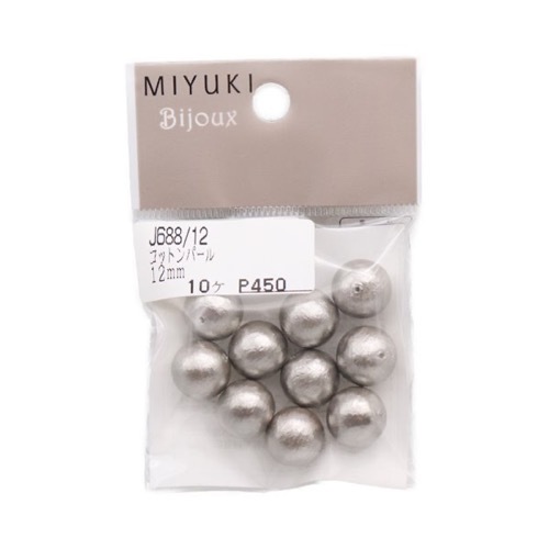 MIYUKI Bijoux コットンパール 12mm 10個入 | 手芸センター