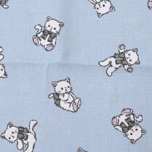 チロスケ　ねこちゃん柄 100×50】まったり三毛猫ちゃん柄 オックス生地（ダークレッド） 生地