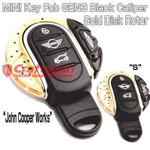 Brake Type MINI F��(GEN3) GOLD LIMITED EDITION �����ܸ����ǥ��Key Fob