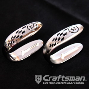 Slim Type MINI F(GEN3) 37Checker Design  Key Fob Craftsman  FUNFOBܥǥ