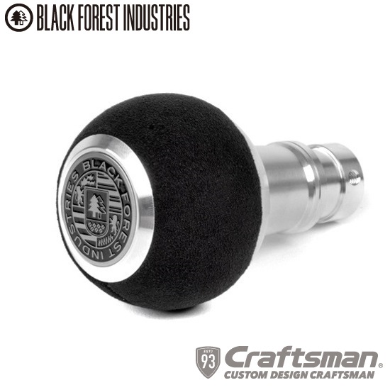 BFIシフトノブ DSG/S-tronic/AT用 フォルクスワーゲン・アウディ ■Silver/Black Alcantara■