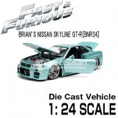 磻ɥԡ ߥ˥1/24 㥹 Brian's NISSAN SKYLINE GT-R[BNR34]/32608Jadatoys