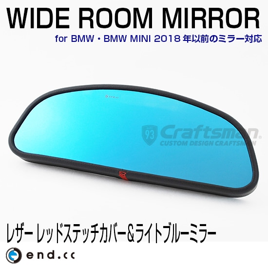 end.cc(����ɥ�������)�磻�ɥ롼��ߥ顼(�쥶��RED���ƥå�/�饤�ȥ֥롼�ߥ顼������) BMW2018ǯ���� �췿����ETC�դ��ߥ顼����