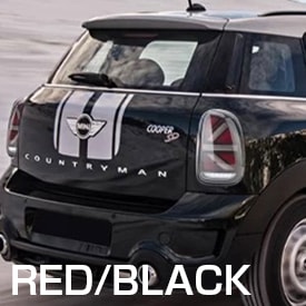 MINI ミニ R60クロスオーバー用 レッド/ブラックカラー LEDユニオン