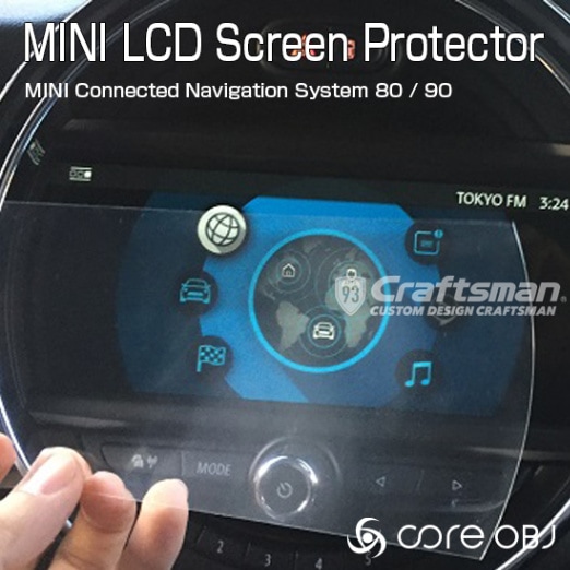 MINI�ʥӥ��������XL����LCD SCREEN PROTECTOR 80mm�����פΤ�(���륷���ǥ��������꡼��ץ��ƥ�����) coreOBJ