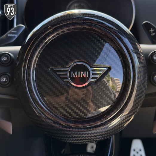 MINI専用リアルカーボン製 ステアリングエアバッグカバー for F54,F55