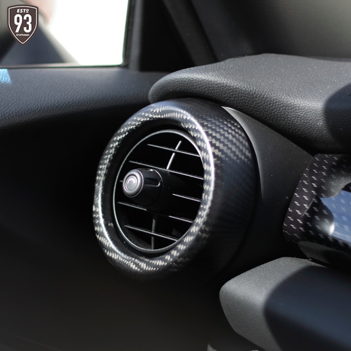 MINIリアルドライカーボン iDriveコントローラーカバー(グロスブラック