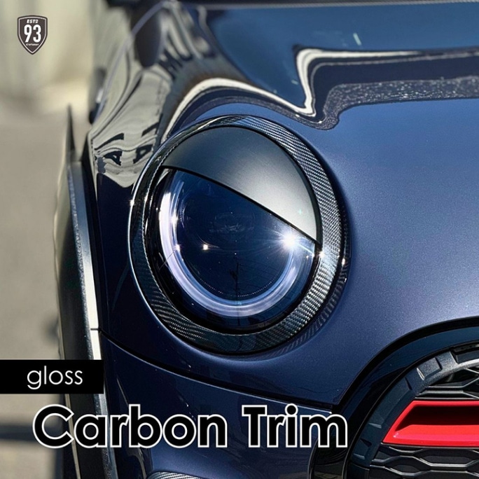 MINI F55, F56, F57 ブラックヘッドライトトリムリング&テール