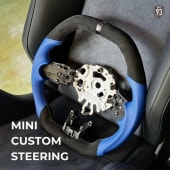 ڴָ15OFF93StyleॹƥType2 Design ֥å륫󥿥ܥܥȥåסߥ֥롼쥶 for MINI F55,F56,F57 LCI2+MINI F54,F60 LCI