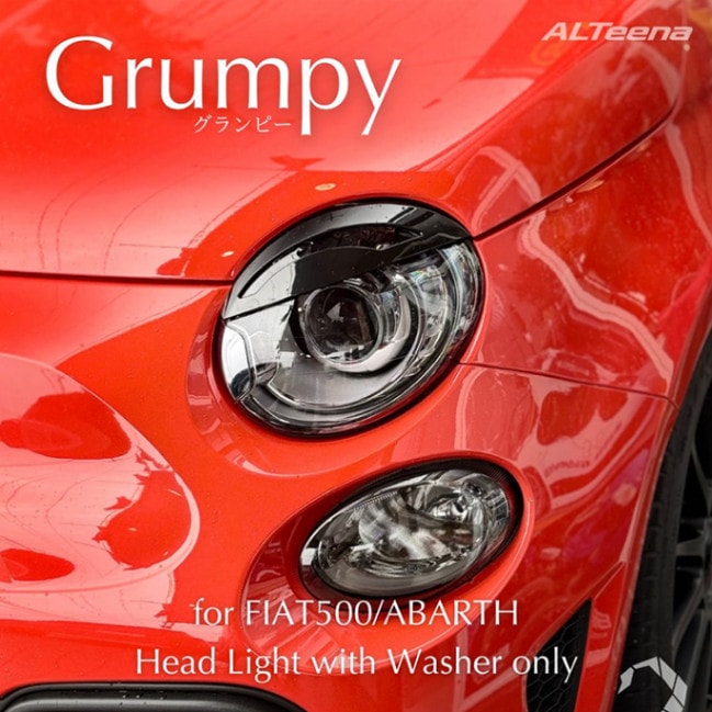 Grumpy Angry Eyelids Covers(إåɥ饤ȥС/֥å) for ABARTH500,595/695 by ALTeena