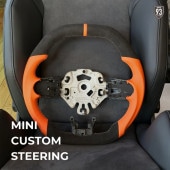 ڴָ15OFF93StyleॹƥType2 Design ֥å륫󥿥ܥ쥶ȥåסߥ᥹󥸥쥶 for MINI F55,F56,F57 LCI2+MINI F54,F60 LCI