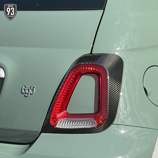 ヨ*う様 ALTeena for ABARTH テールランプ ABARTH500,595,695,FIAT500 カーボンテールカバー