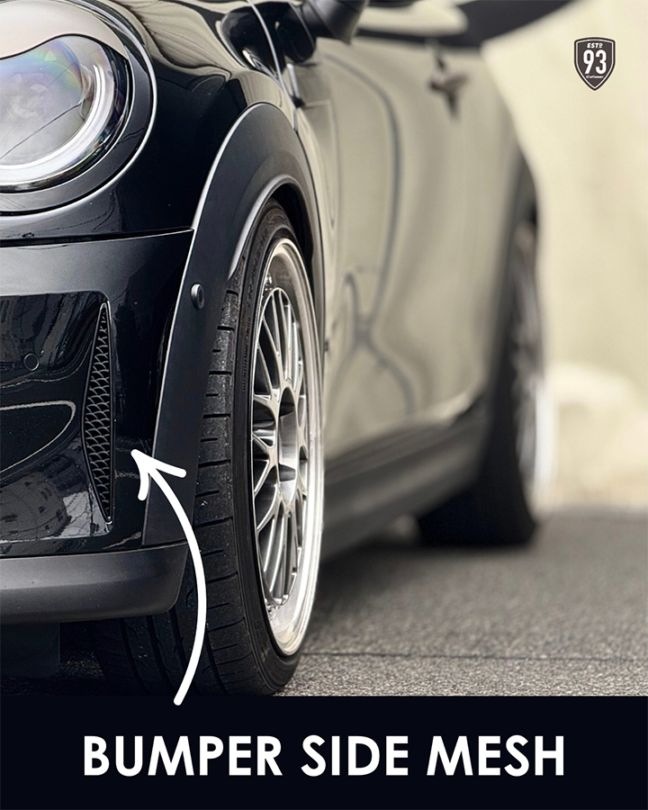 MINI LCI2 F55,F56,F57 Cooper ＆ Cooper-S専用フロントバンパーサイド