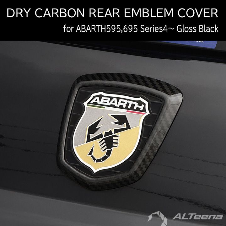 ABARTH500,595/695 �ɥ饤�����ܥ����ꥢ����֥�५�С�(�������֥�å�) for ���꡼��4�ʹ������� by ALTeena