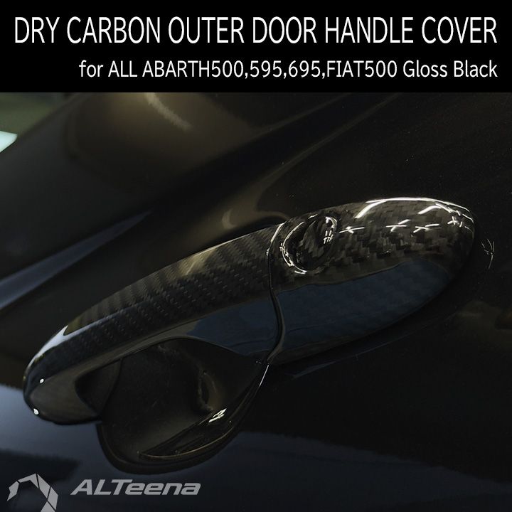 ABARTH500,595,695,FIAT500 �ɥ饤�����ܥ������������ɥ��ϥ�ɥ륫�С�(�������֥�å�) for All model by ALTeena