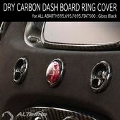 ABARTH500,595,695,FIAT500 DRY CARBON åܡɥ󥰥С(֥å) for by ALTeena