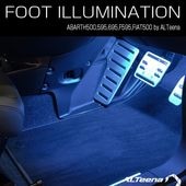 [Ź�޼��դ�]LED�եåȥ���ߥ͡������(���顼����) for ABARTH500,595,695,F695,FIAT500 