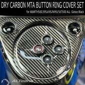 DRY CARBON�� MTA�ܥ����󥰥��С�(�������֥�å�932) for ABARTH500,595/695 by ALTeena