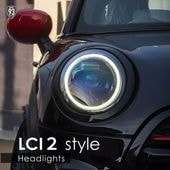 Ź�޼��դ���MINI LCI2�������� LED�֥�å��إåɥ饤�� for F54��F55,F56,F57