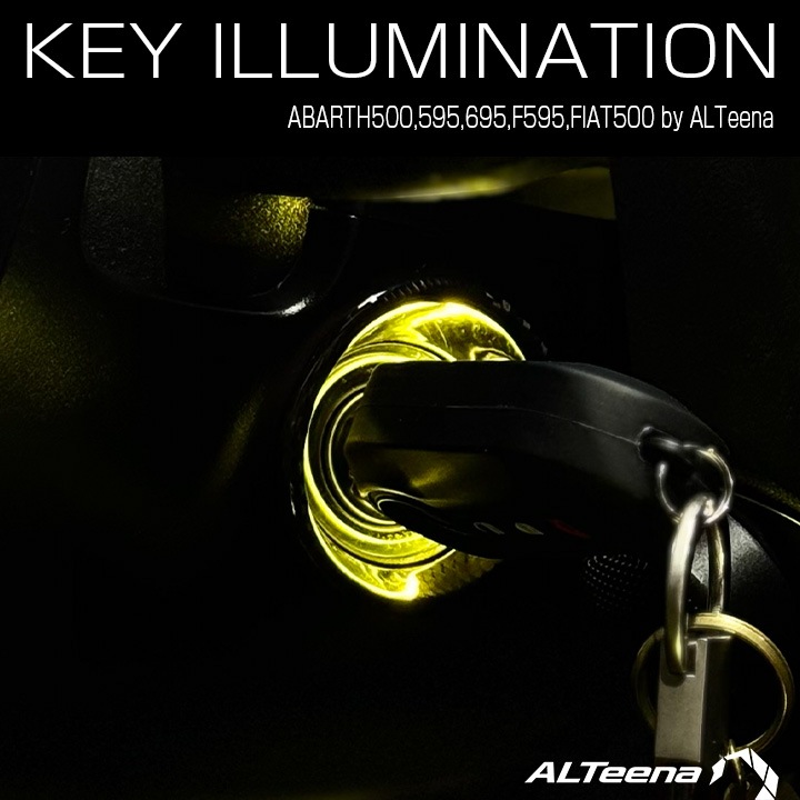 [Ź�޼��դ�]LED��������ߥ͡������(���顼����) for ABARTH500,595,695,F695,FIAT500 