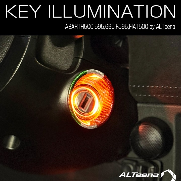 [Ź�޼��դ�]LED��������ߥ͡������(���顼����) for ABARTH500,595,695,F695,FIAT500 