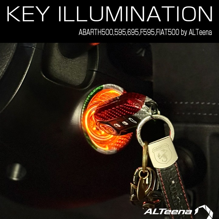 [Ź�޼��դ�]LED��������ߥ͡������(���顼����) for ABARTH500,595,695,F695,FIAT500 