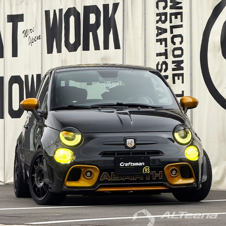 ABARTH500,595/695 �ɥ饤�����ܥ����ե���ȥե����������ȥ��С�(��������������) for ���꡼��4�ʹ������� by ALTeena