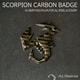 CARBON SCORPION BADGE(�����ܥ󥵥���Хå�) by ALTeena