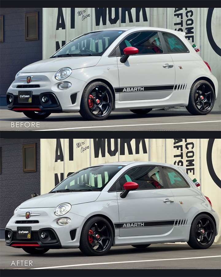 [��������Τ�]ABARTH595�� BilsteinB14����ե����ȥ��ڥå� �ֹ�Ĵ���������ڥ󥷥�󥭥å�